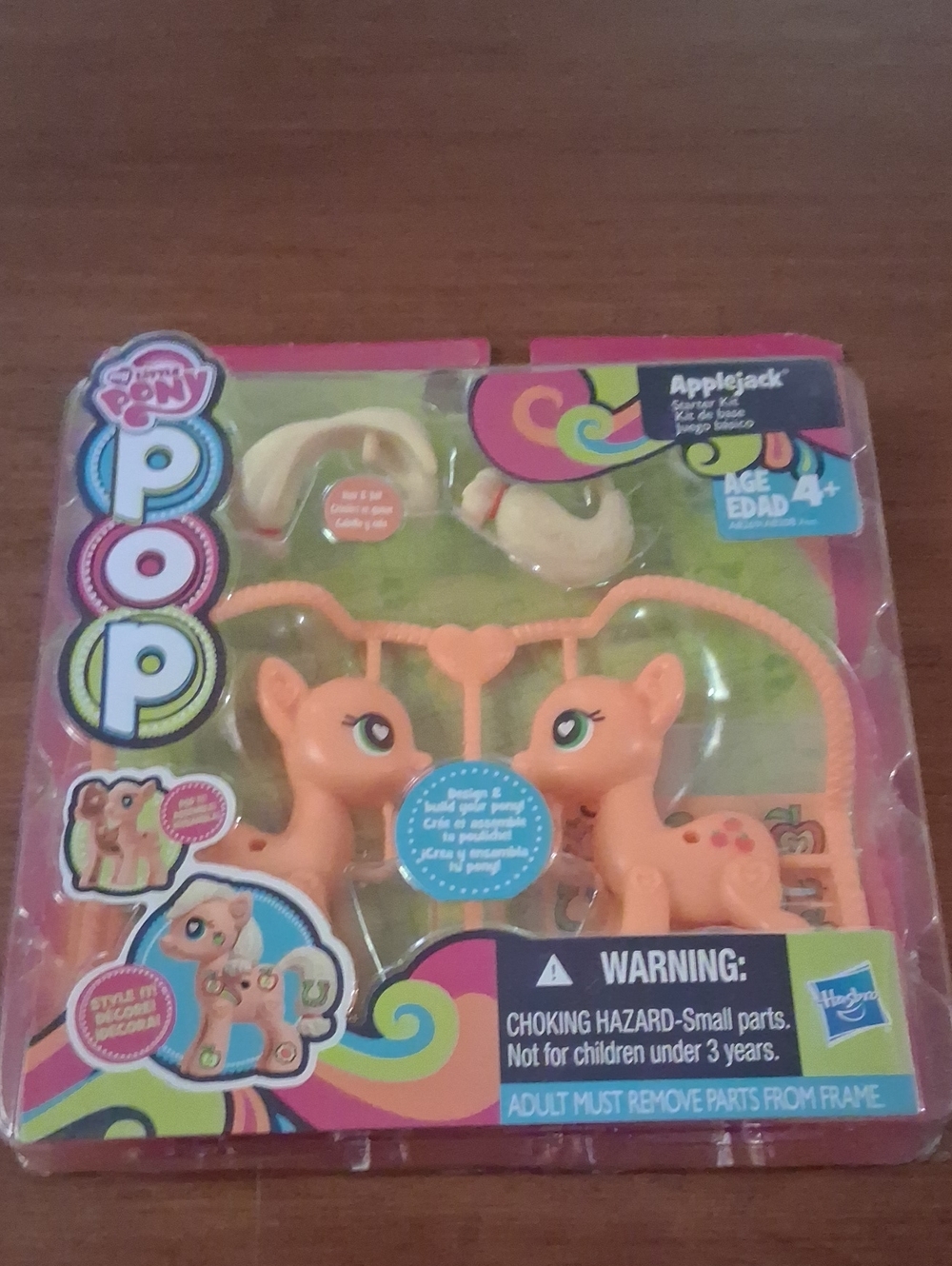 My Little Pony Applejack Peach Twin Pony Play Set - NEW Hasbro 2013